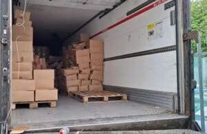 33 tonnes of suspected illegal frozen food taken off sale