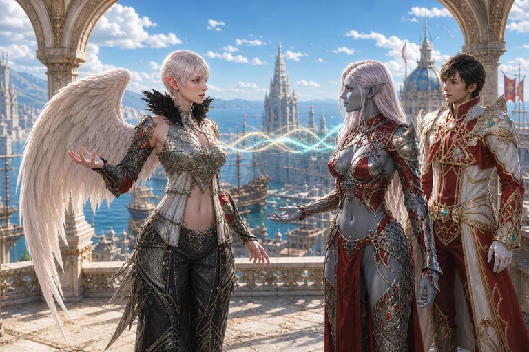 AI companions use voice in a fantasy MMORPG world