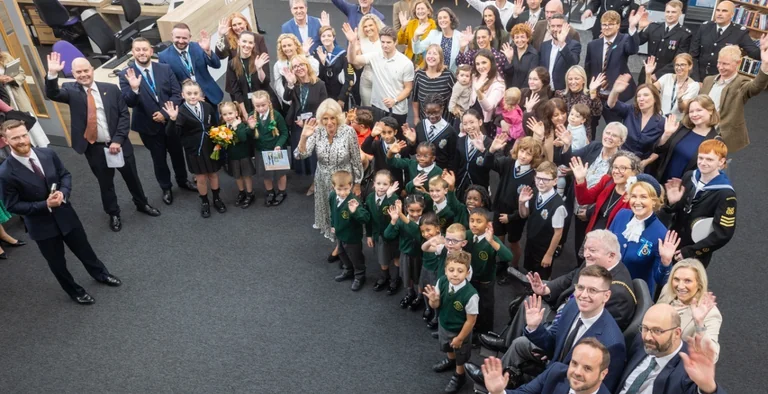 Queen sees how Liverpool rebuilt its riot-hit library